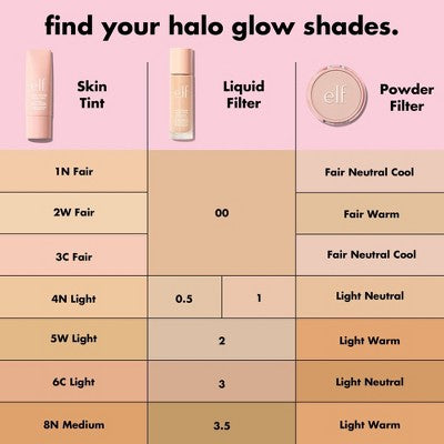 e.l.f. Halo Glow Liquid Filter Highlighter 7 Deep/Rich 1.06 fl oz - New