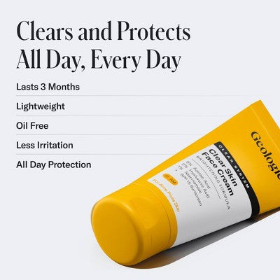 Geologie Clear System Clear Skin Face Cream 2 fl oz EXP 05/2026 - Imperfect Box