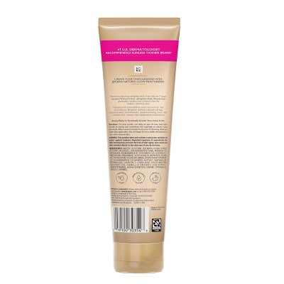 Jergens Natural Glow Brightening Daily Moisturizer + Self Tanner Tanning Lotion Fair to Medium 10 fl oz - New
