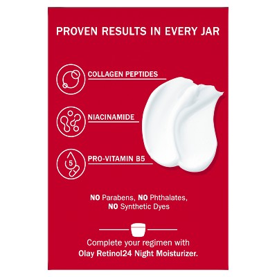Olay Regenerist Collagen Peptide 24 MAX Face Moisturizer  1.7 fl oz - Imperfect Box