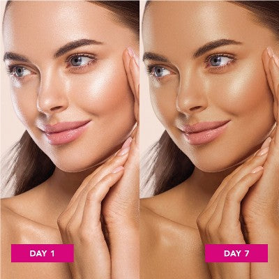 Jergens Glow Face Moisturizer Self Tanner Daily Sunscreen SPF 20 2 fl oz Fair To Medium - Imperfect Box