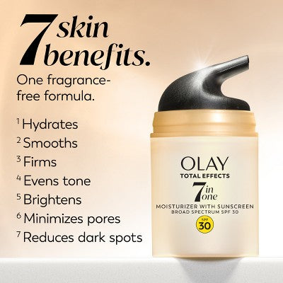 Olay Total Effects Face Moisturizer SPF 30 1.7 fl oz - Missing Box