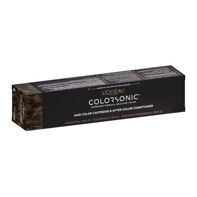 L'Oreal Paris Colorsonic Permanent Hair Color Cartridge Device Sold Separately Medium Brown Natural 5 - Imperfect Box