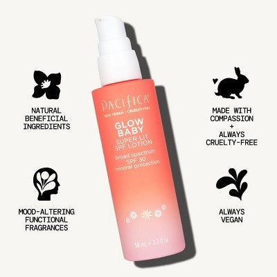 Pacifica Glow Baby Super Glow Face Lotion SPF 30 1.7 fl oz - Imperfect Box