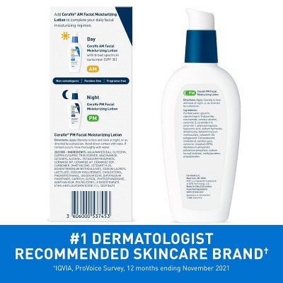 CeraVe PM Moisturizing Lotion Night Cream 3 fl oz - Missing Box