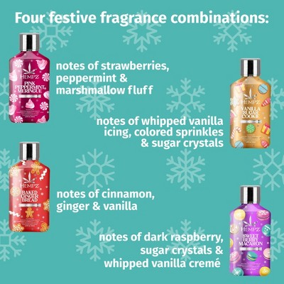 Hempz Limited Edition Moisturizing Body Lotion Gift Set Sugar & Spice 9 fl oz/4pk - Imperfect Box