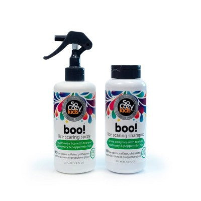 SoCozy Kids Boo! Lice Leave-in Spray 8 fl oz - New