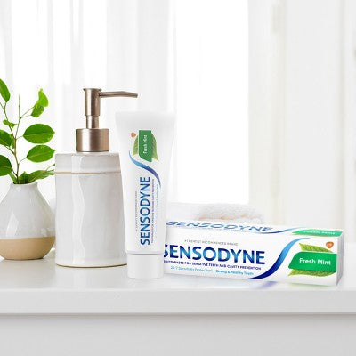 Sensodyne Fresh Mint Sensitivity Protection 2pk Toothpaste - Missing Box