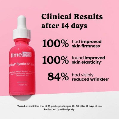 Timeless Skin Care Matrixyl Synthe6 Serum 1 fl oz - Imperfect Box