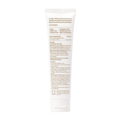 Sun Bum Mineral Face Sunscreen Lotion SPF 30 1.7 fl oz - Imperfect Box