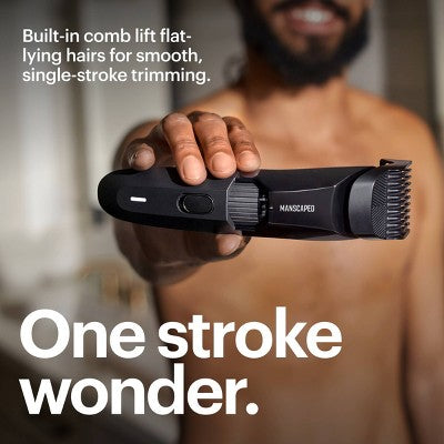 MANSCAPED The Beard Hedger SkinSafe Cordless Beard Trimmer - New