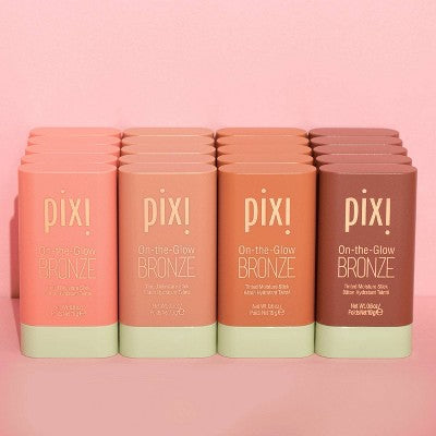 Pixi On The Glow Bronze Tinted Moisturizer Stick Bronzer Soft Glow 0.6oz - Imperfect Box