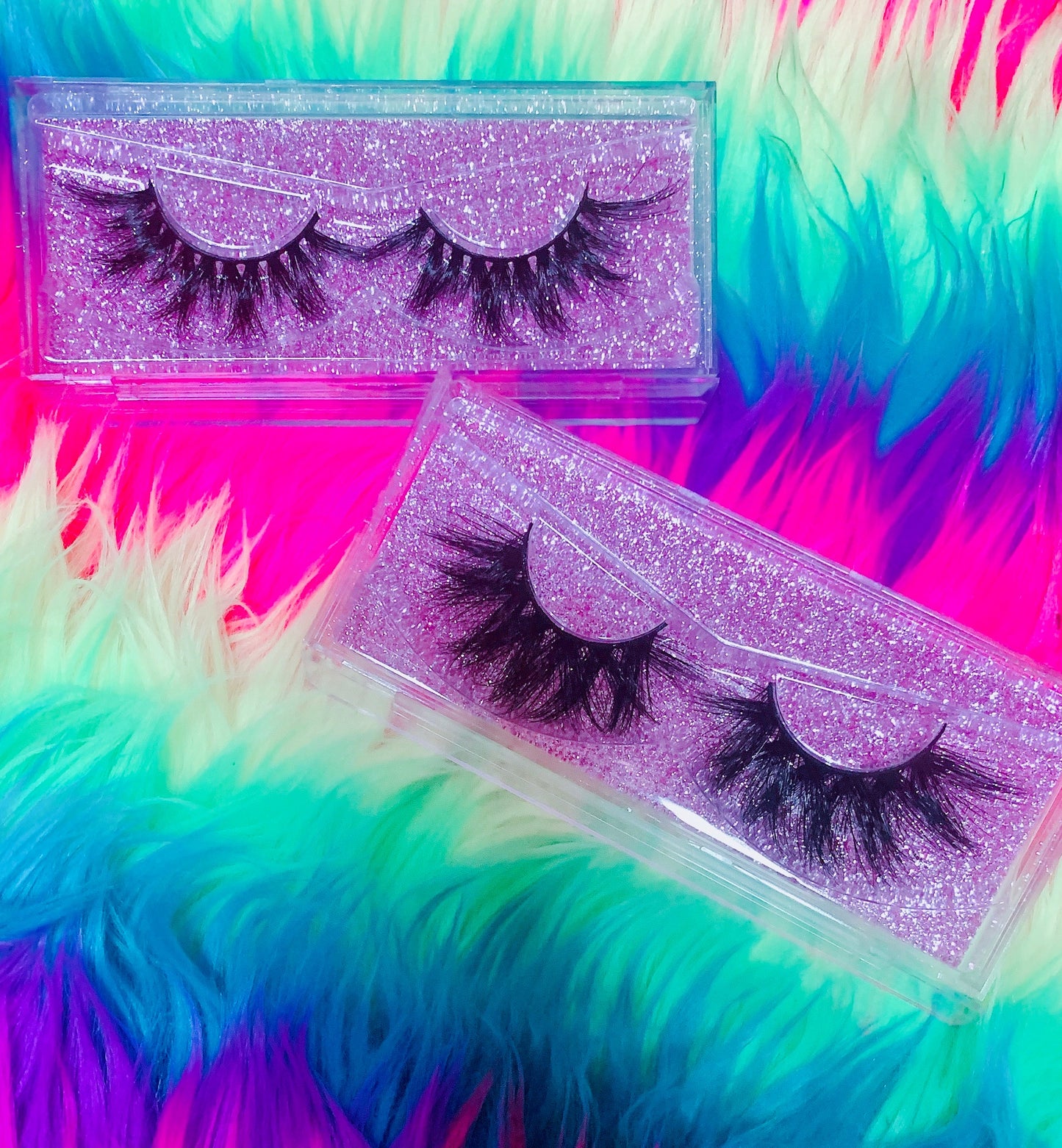 #BADBISH 3D DreamDoll Lashes *GLITTER* Case