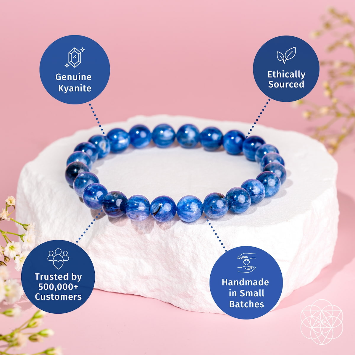 My Truth, My Power – Rare Kyanite Bracelet