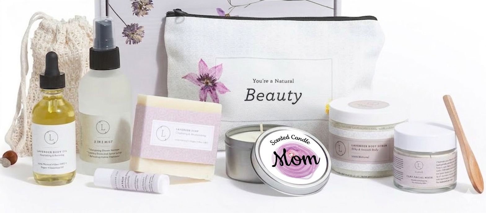A Mother’s Day Ultimate Relaxation Spa Gift Box – All-Natural Lavender Retreat with Personalized Lid-1