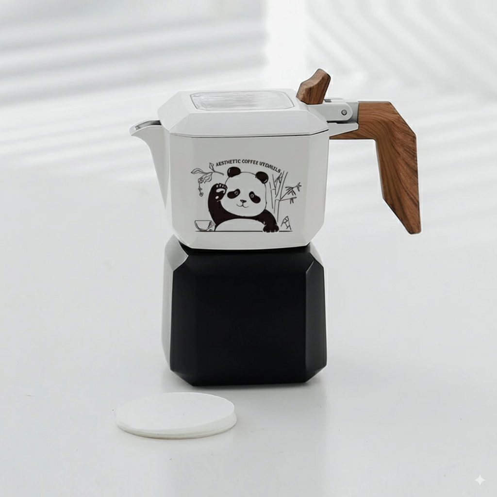 Italian Coffee Moka Pot Set Suitable for Home and Office-5