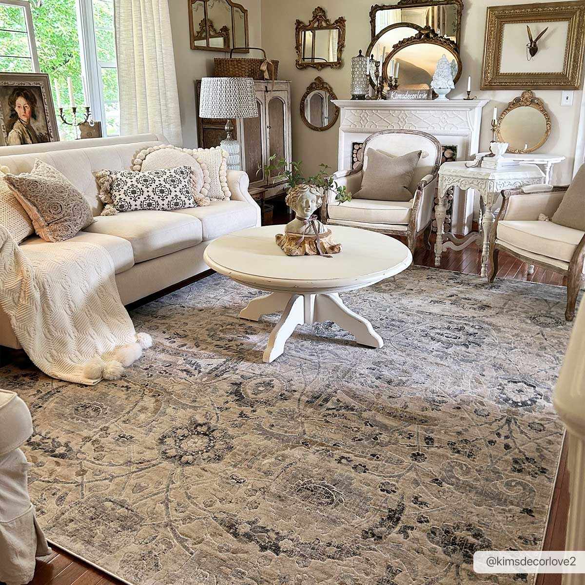 Georgiana Beige Area Rug-1