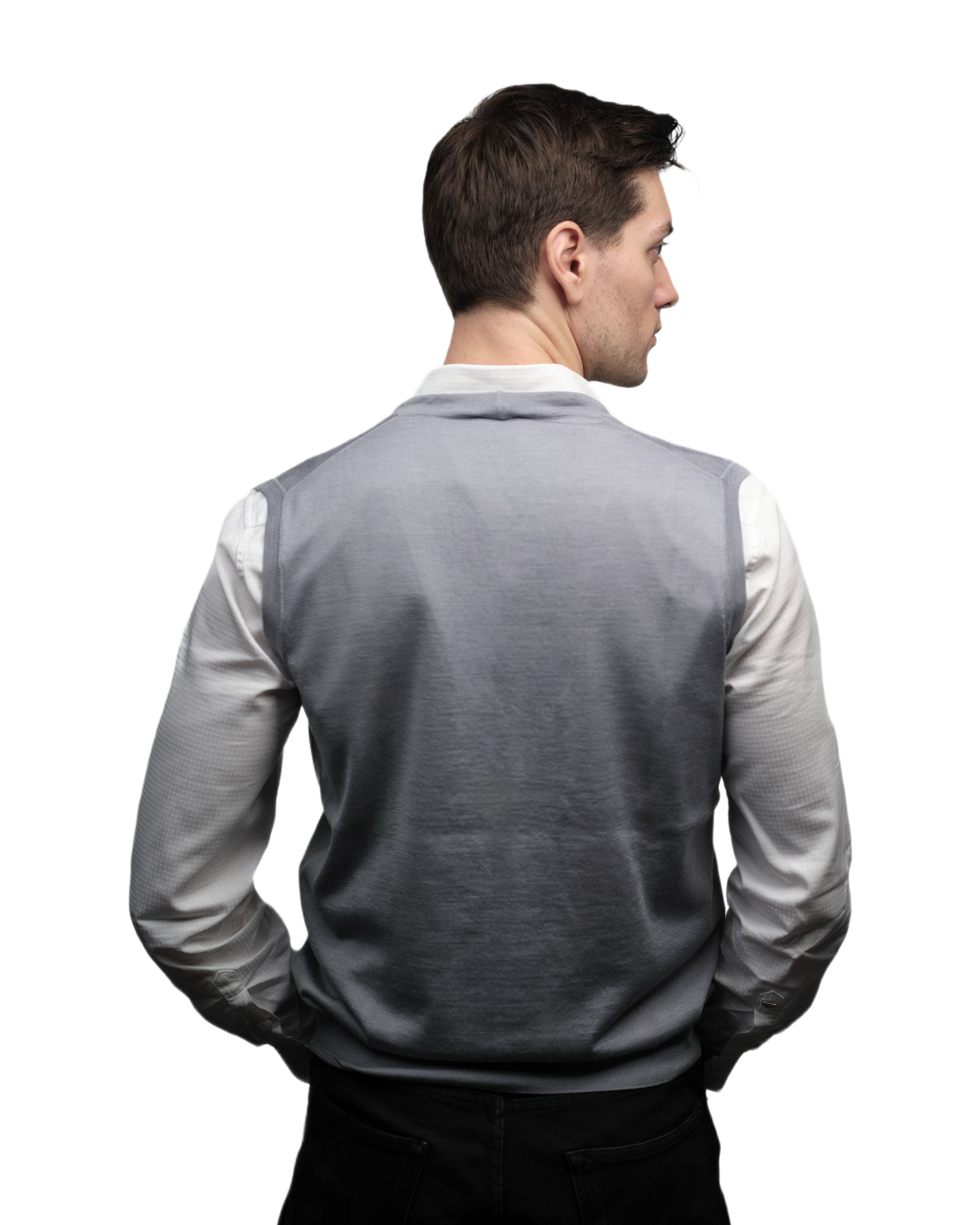 Gilet Uomo Misto Cashmere e Seta