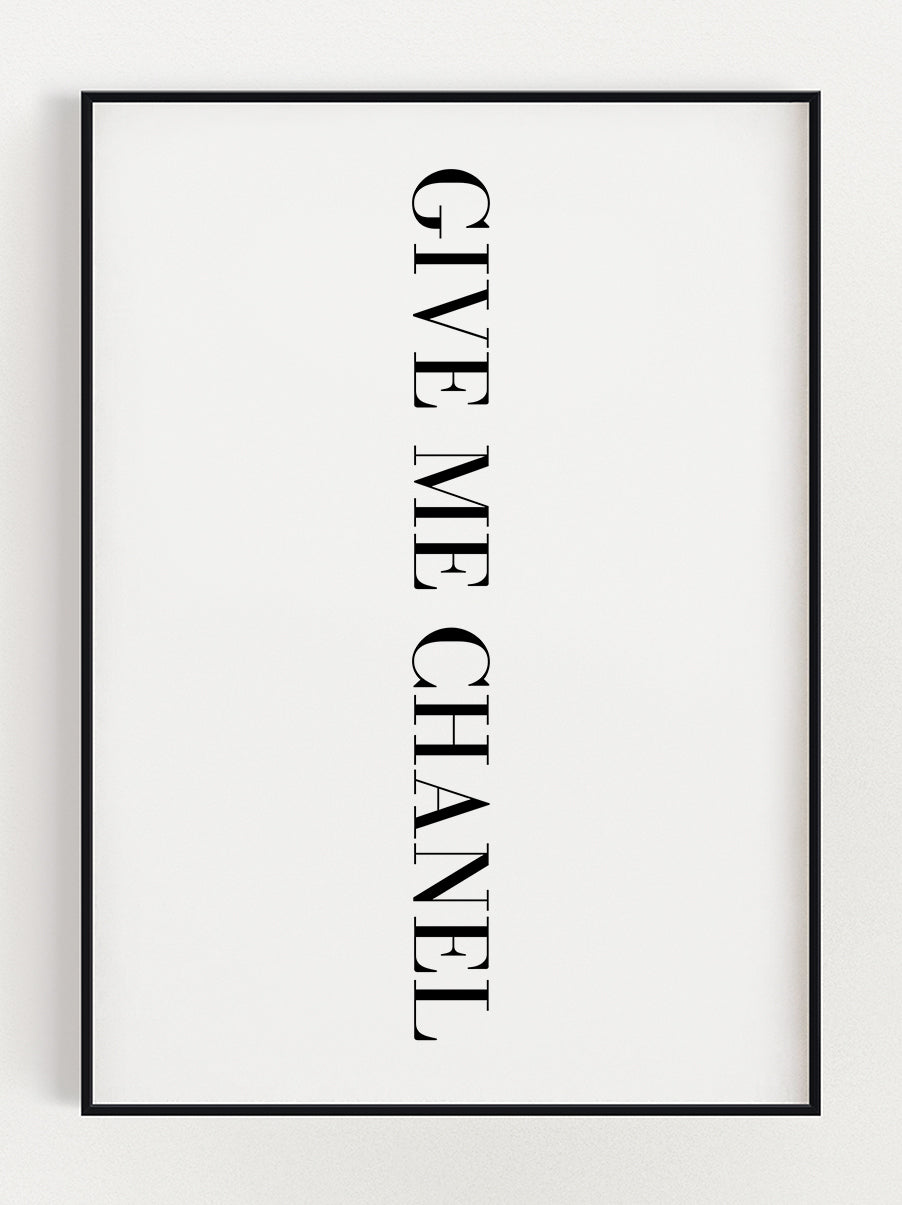 Give Me Chanel Poster-0