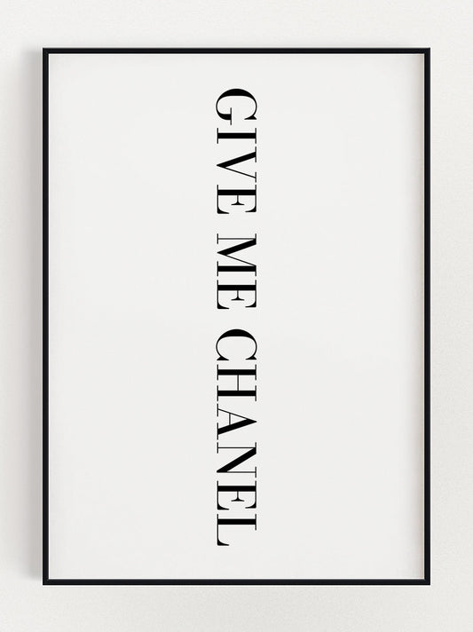 Give Me Chanel Poster-0