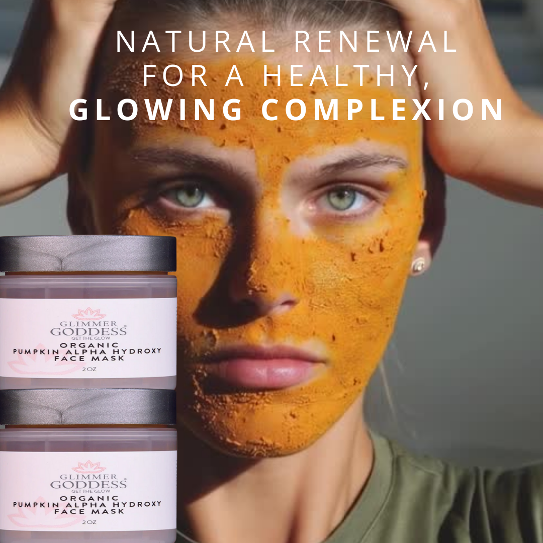Organic Pumpkin AHA Face Mask – Exfoliating Treatment for Wrinkles & Glow