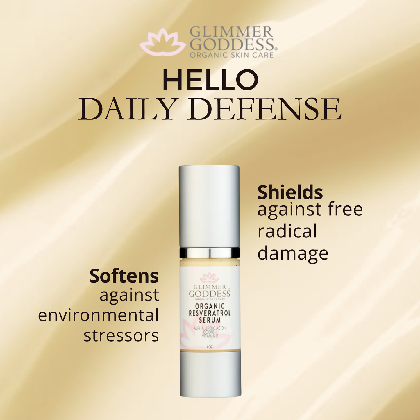 Organic Resveratrol Serum – Instant Firming