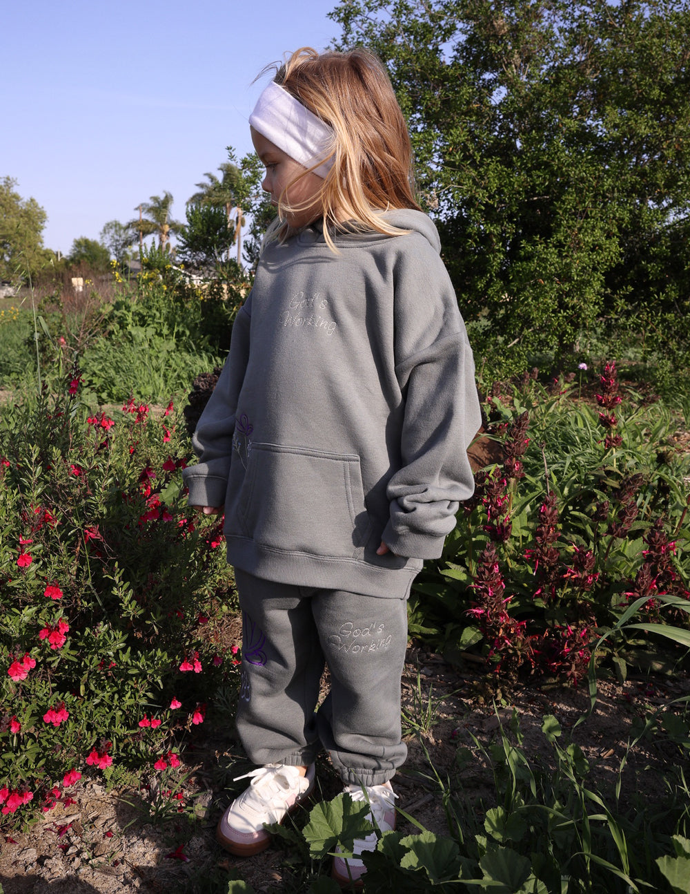 God's Still Working Kids Hoodie
