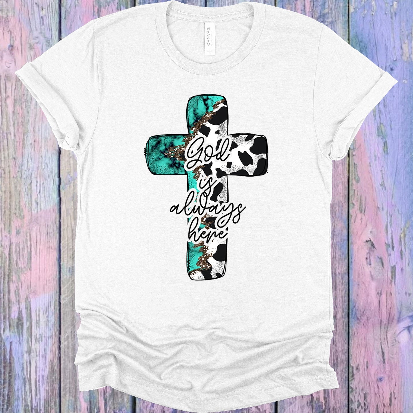 God is Always Here Graphic Tee
