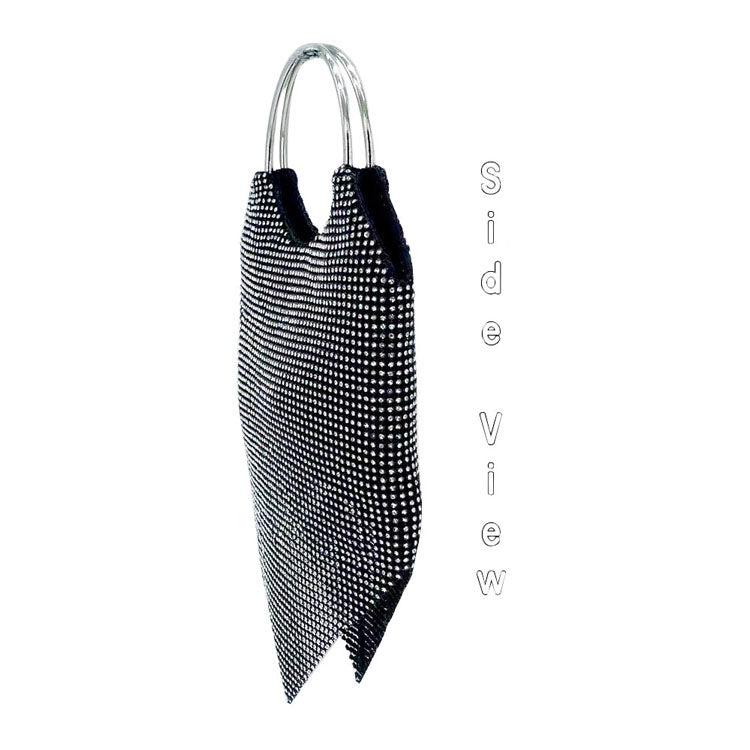 Shimmery Evening Clutch Crossbody Bag
