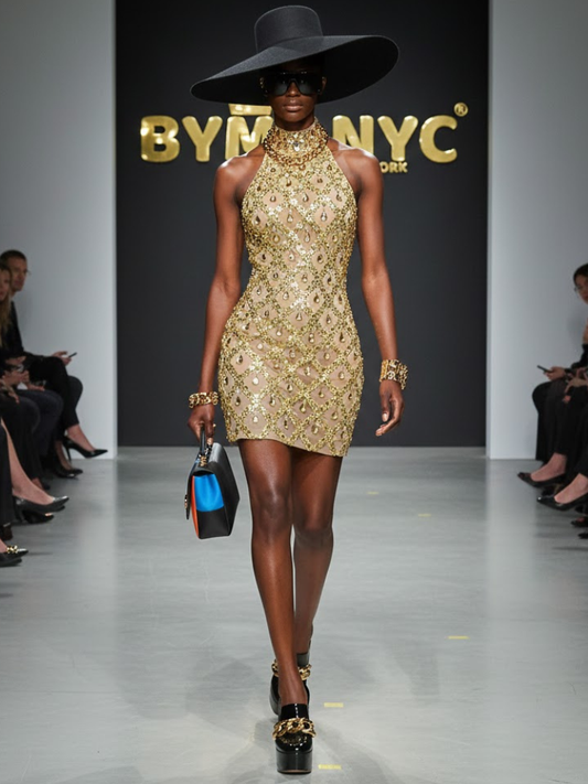 Golden Diamond Mesh • UPPER EAST New Collection BYMANYC ® New York-0