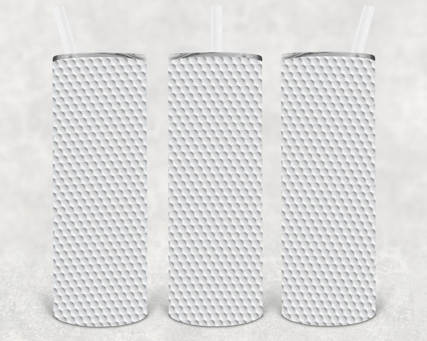 Golf Ball 20 oz Skinny Tumbler