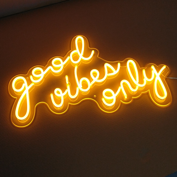 Good Vibes Only LED Neon Sign