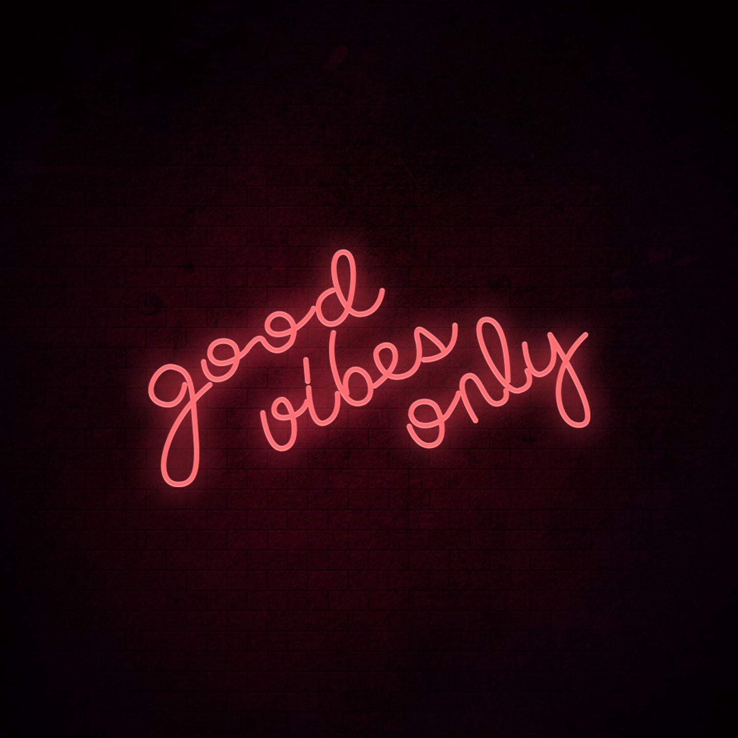 Good Vibes Only LED Neon Sign
