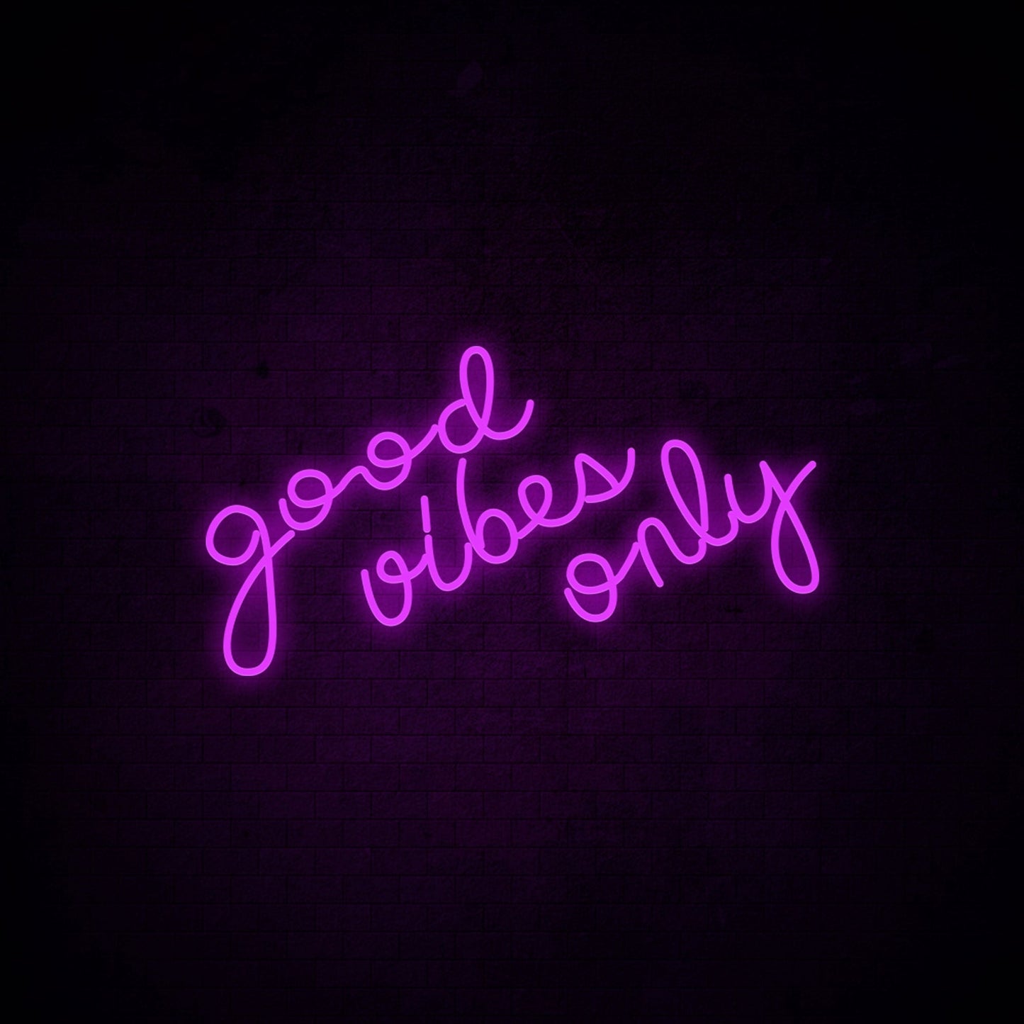 Good Vibes Only LED Neon Sign
