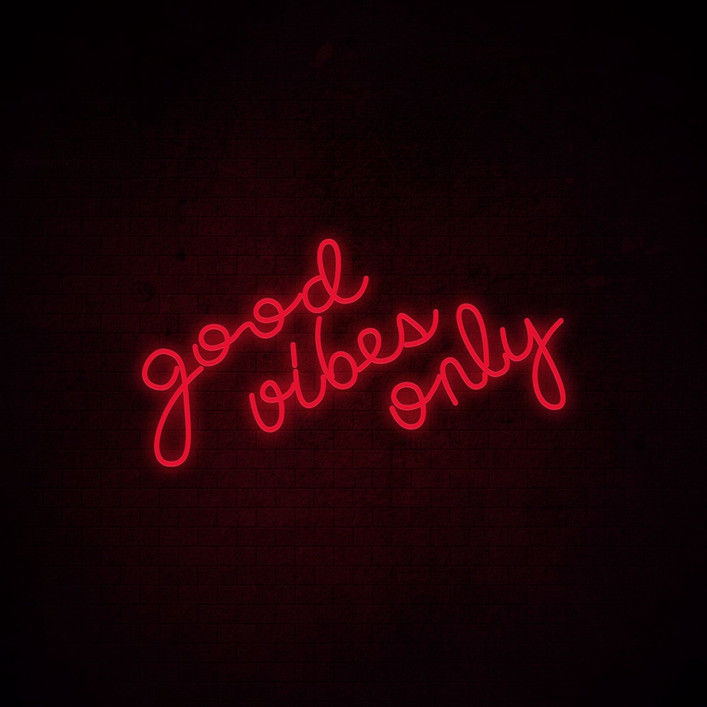 Good Vibes Only LED Neon Sign