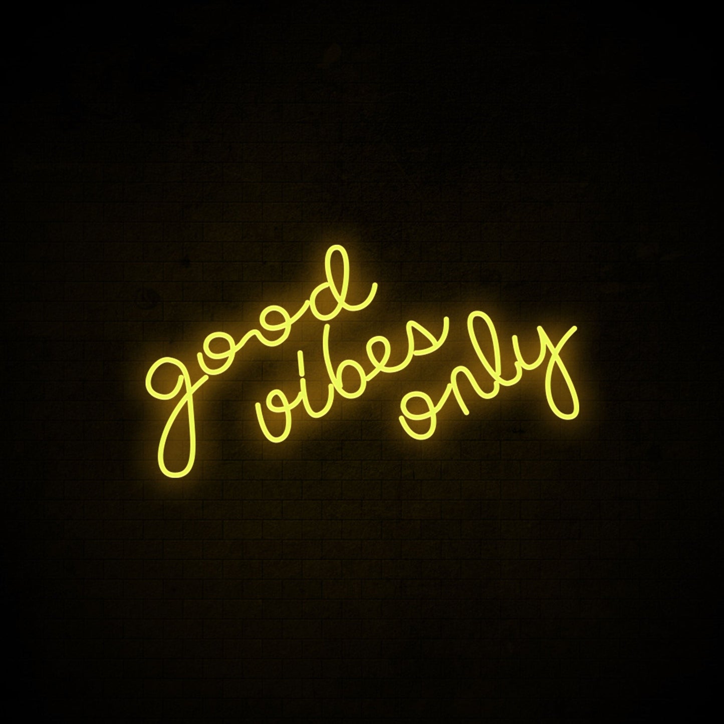 Good Vibes Only LED Neon Sign