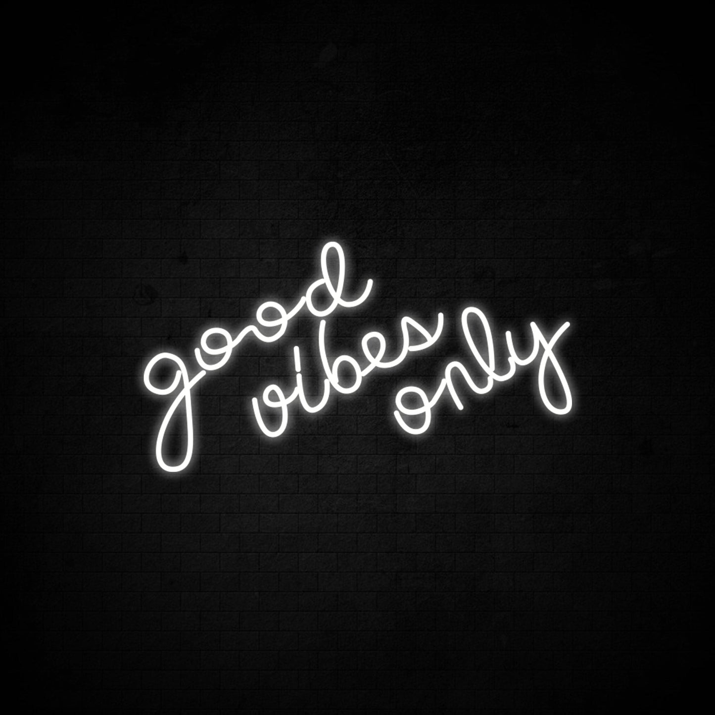 Good Vibes Only LED Neon Sign