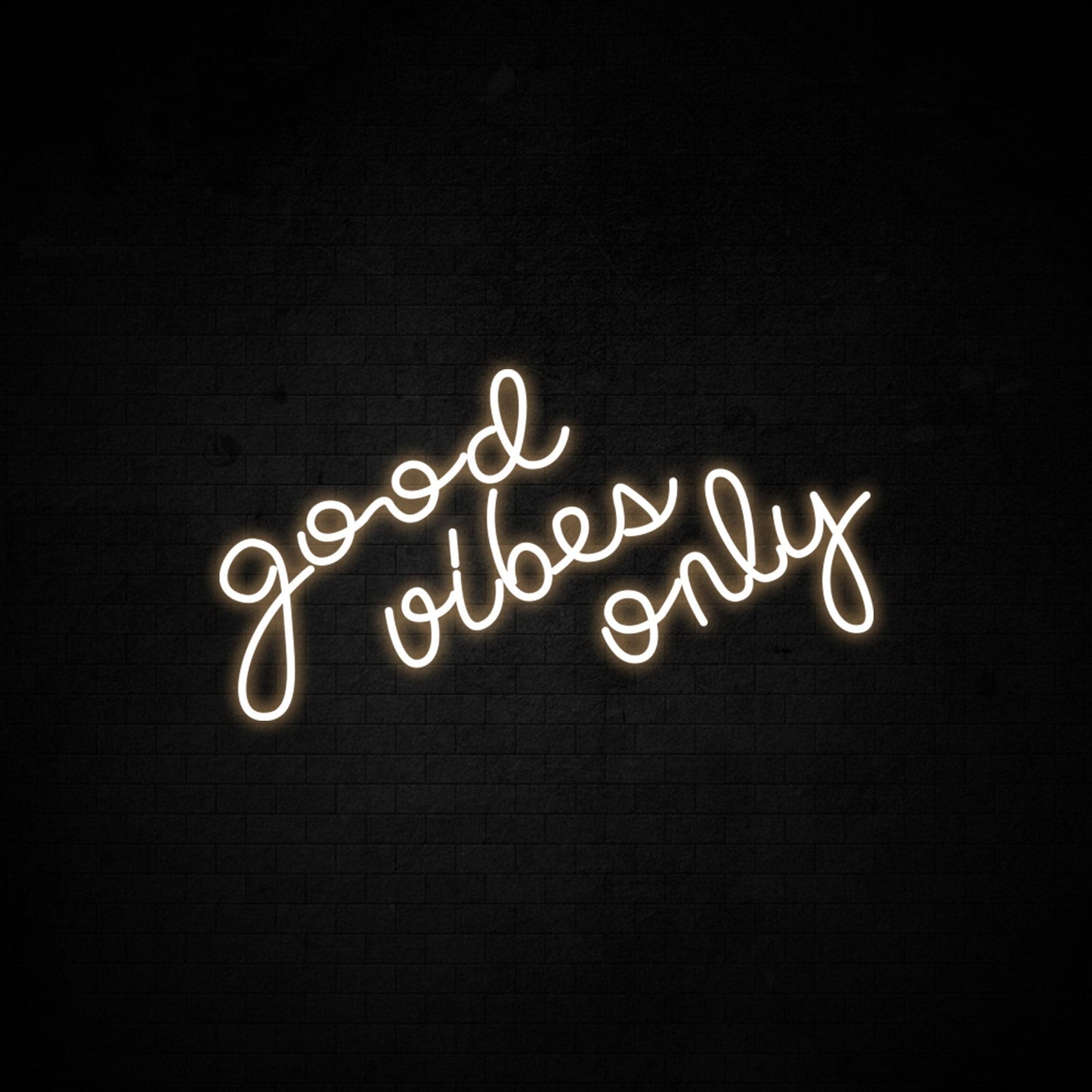 Good Vibes Only LED Neon Sign