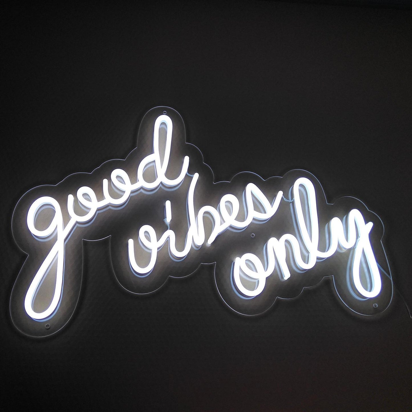 Good Vibes Only LED Neon Sign