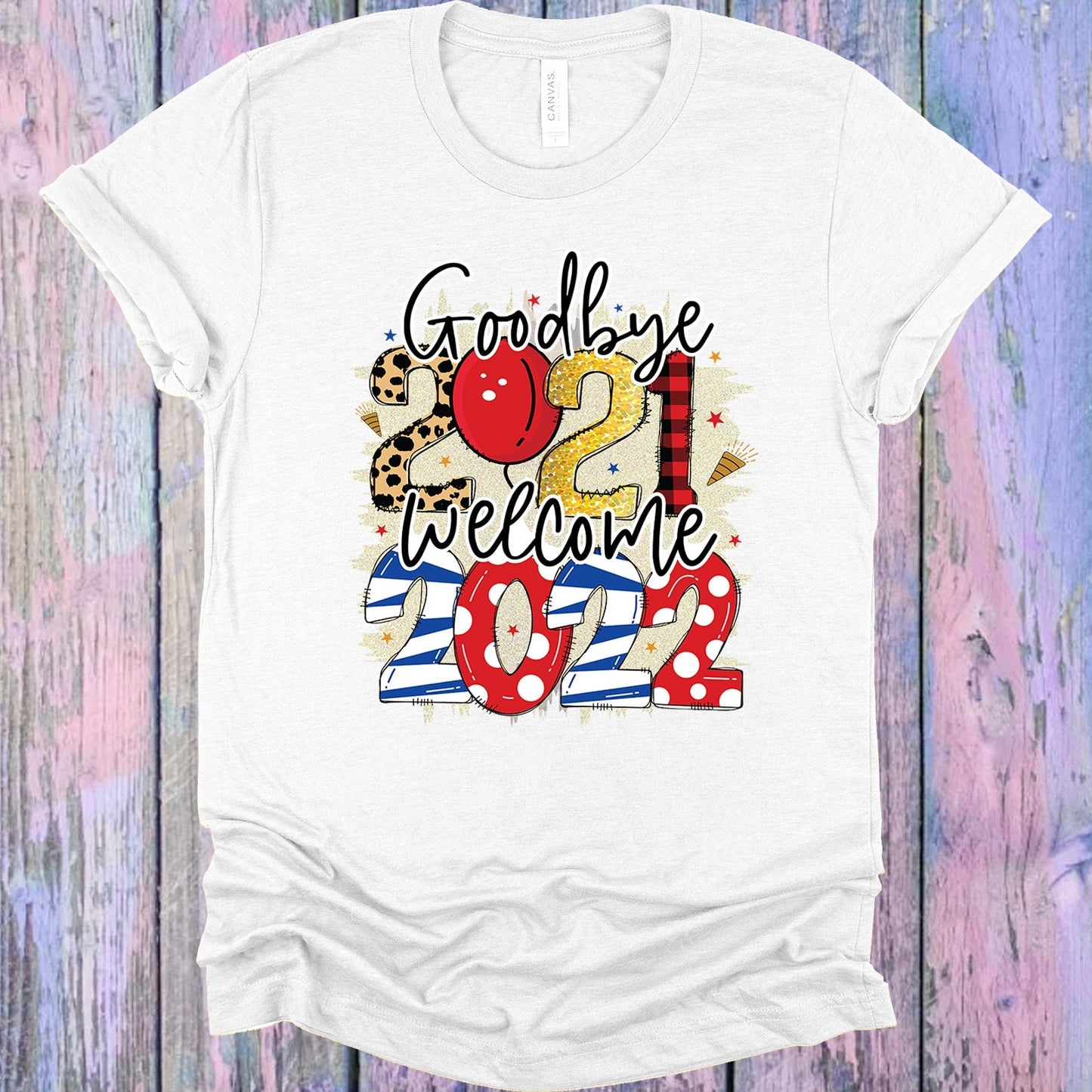 Goodbye 2021 Welcome 2022 Graphic Tee