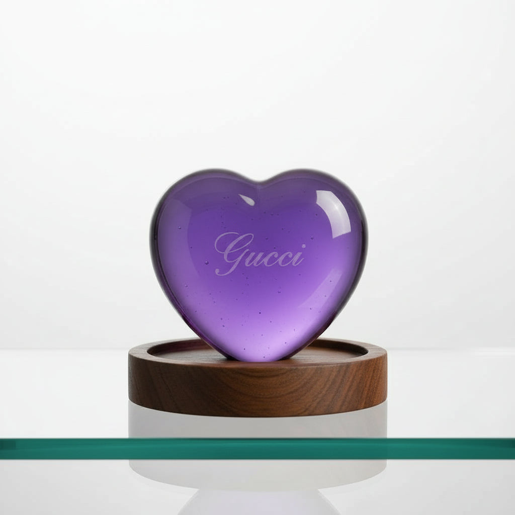 "Companion Memory" Cremation Heart  Appr. 2¾″ x 2¾″ x ¾″- 1″ Thick