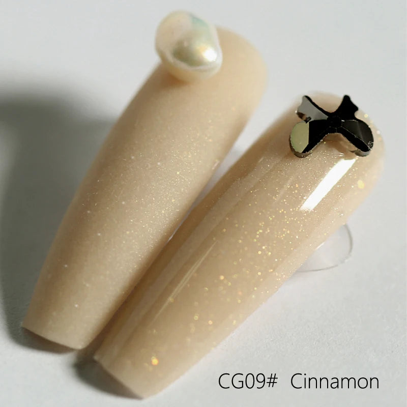 New Poly Builder Jelly Gel For Nail Extensions 32 Colors Crystal Hard Gel Nails Varnish Glitter 3D Thick Gels Nail Art Manicures