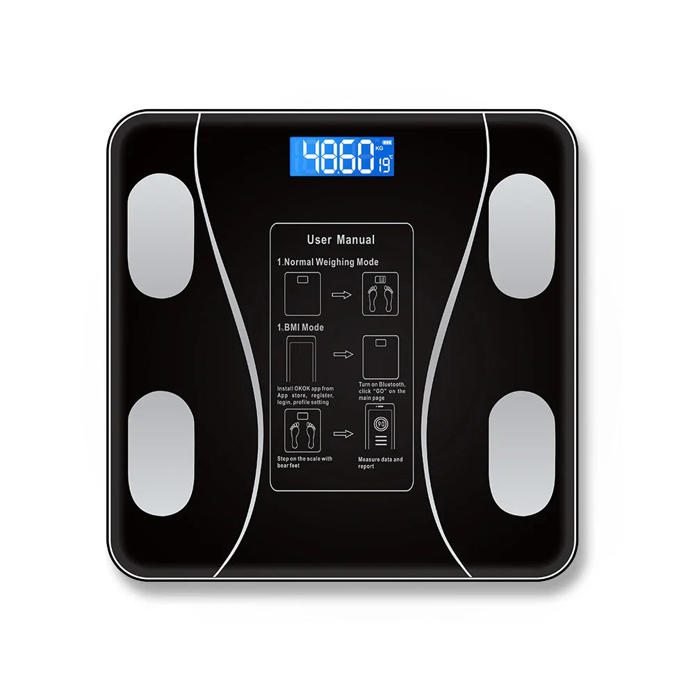 Smart Body Fat Scale – Wireless Digital Bathroom Weight & Analyzer