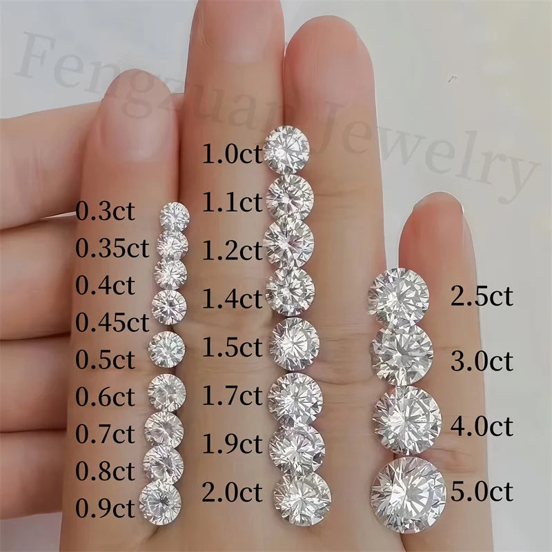 Wholesale 1CT IGI ForCertified DVVS2 Lab Grown White Round Diamond for Fine Jewelry Making