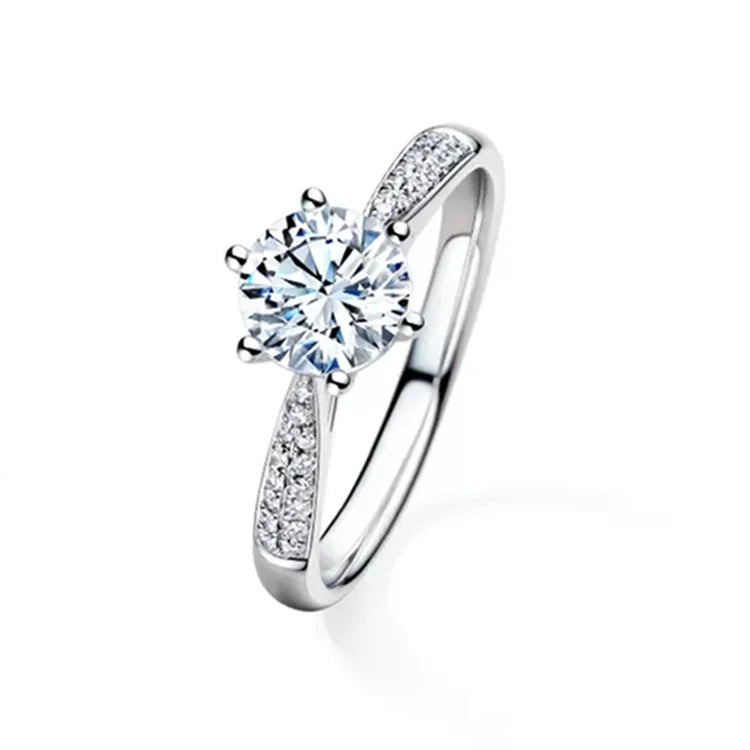 SGARIT Drop Shipping Custom Ring Jewelry Factory 14K Gold GRA CERTIFICATE  VVS1D 1ct Moissanite Wedding Engagement Ring Women