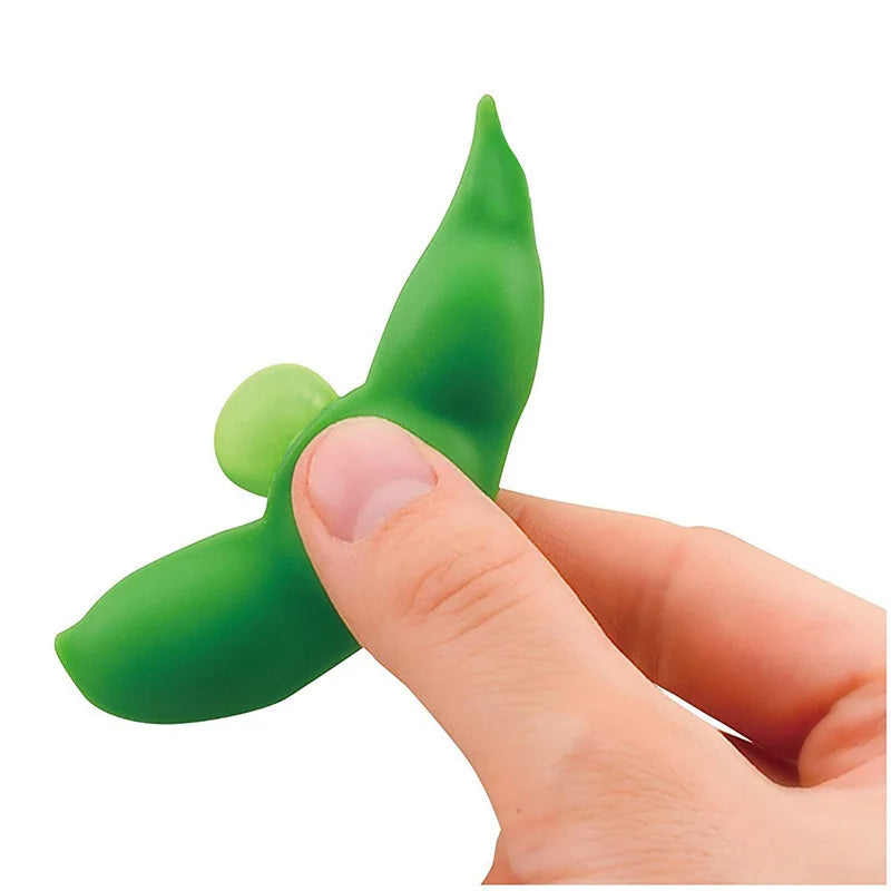 Peapod Fidget Toy | Squishy Stress Relief Pea Pod