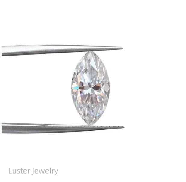 Factory DEF VVS Factory Price Loose Marquise Moissanite Starsgem Wholesale Loose Mosan Stone 2ct Marquise Cut Moissanite Diamond