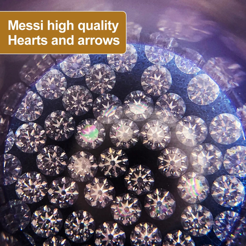 0.8-4.2mm Small Sizes Stock Price Per Carat DEF VVS Lab Grown Round Brilliant Melee Loose  HPHT CVD Diamond
