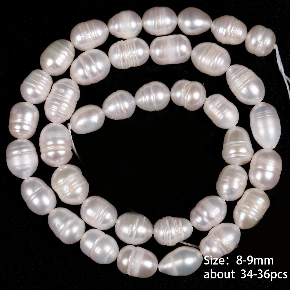 Natural Freshwater Baroque Irregular Shape Pearl Beads High Quality Punch Loose Beads For Jewelry Making DIY Necklace Bracelet