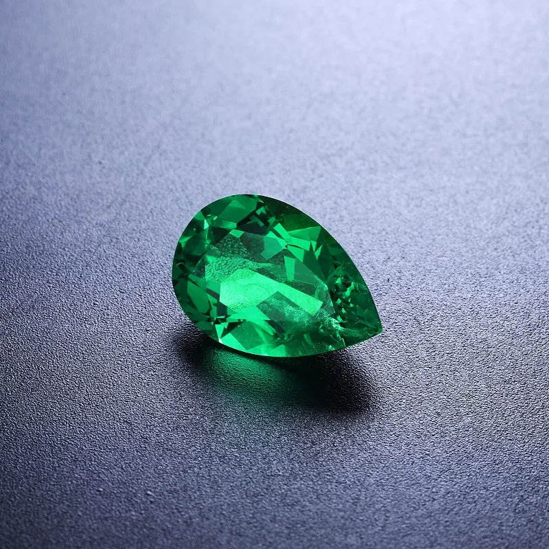 Hydro Colombian Emerald Wuzhou Gemstone Factory Shenzhen Custom Jewelry factory Gold Platinum Silver Jewellery with Lab diamond